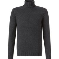 CINQUE Herren Rollkragenpullover grau Baumwolle unifarben von CINQUE