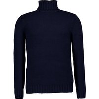 CINQUE Herren Rollkragenpullover blau Baumwolle unifarben von CINQUE
