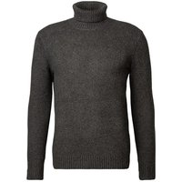 CINQUE Herren Rollkragenpullover grau Baumwolle unifarben von CINQUE