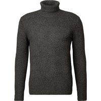 CINQUE Herren Rollkragenpullover grau Baumwolle unifarben von CINQUE