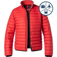 CINQUE Herren Steppjacke rot Mikrofaser unifarben von CINQUE