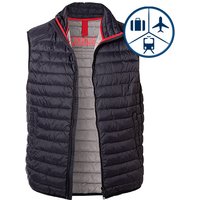 CINQUE Herren Steppweste blau Mikrofaser unifarben von CINQUE