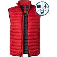 CINQUE Herren Steppweste rot Mikrofaser unifarben CINQUE Herren Steppweste rot Mikrofaser unifarben von CINQUE