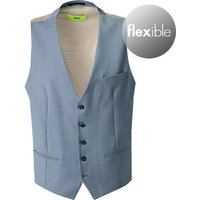 CINQUE Herren Weste blau Schurwoll-Stretch von CINQUE