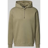 Cinque Hoodie mit gerippten Abschlüssen Modell 'Swift' in Oliv, Größe M von CINQUE