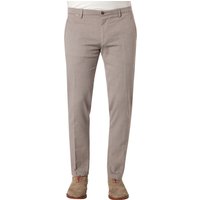 CINQUE Herren Hose beige Baumwolle meliert Slim Fit von CINQUE