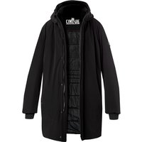 CINQUE Herren Parka schwarz Mikrofaser unifarben von CINQUE