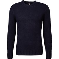 CINQUE Herren Pullover blau Baumwolle unifarben von CINQUE