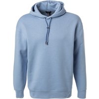 CINQUE Herren Hoodie blau Baumwolle unifarben von CINQUE