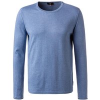 CINQUE Herren Pullover blau Baumwolle unifarben von CINQUE