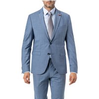 CINQUE Herren Sakko blau Schurwoll-Stretch meliert von CINQUE