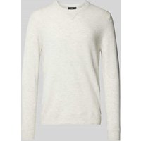 Cinque Strickpullover aus Woll-Mix mit Kaschmir-Anteil in Silber, Größe XXL von CINQUE