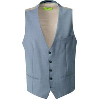 CINQUE Herren Weste blau Schurwoll-Stretch meliert von CINQUE