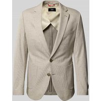 Cinque 2-Knopf-Sakko mit Reverskragen Modell 'Dati' in Beige, Größe 102 von CINQUE