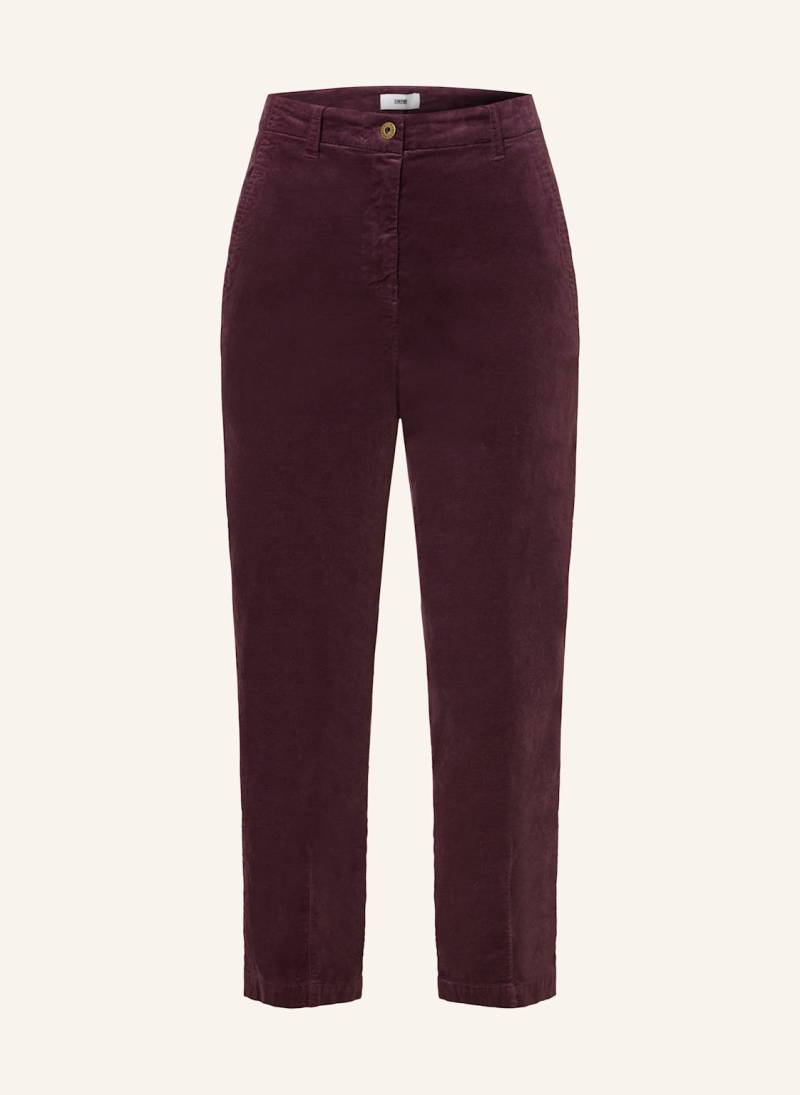 Cinque 7/8-Hose Cislya Aus Samt rot von CINQUE