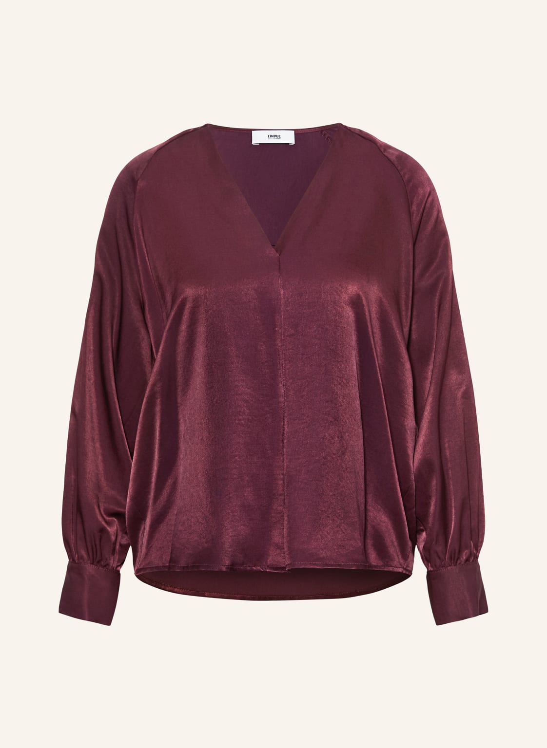 Cinque Blusenshirt Cipalme Aus Satin rot von CINQUE