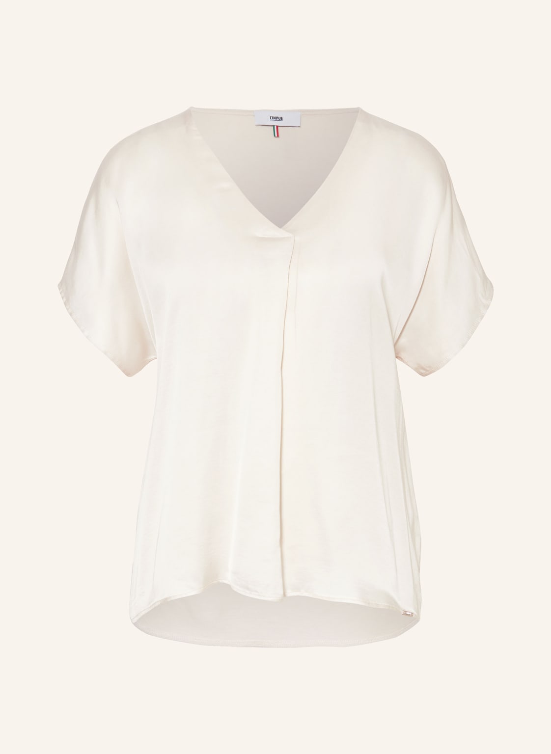 Cinque Blusenshirt Civanea Im Materialmix beige von CINQUE