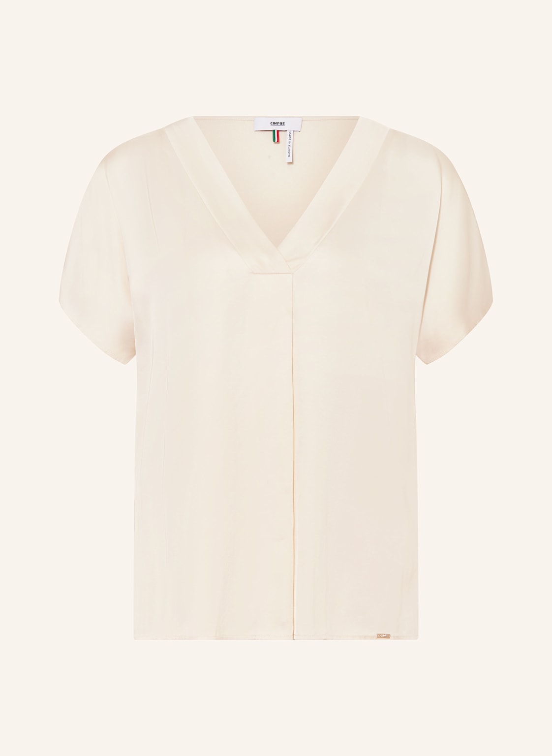 Cinque Blusentop Civane Im Materialmix beige von CINQUE