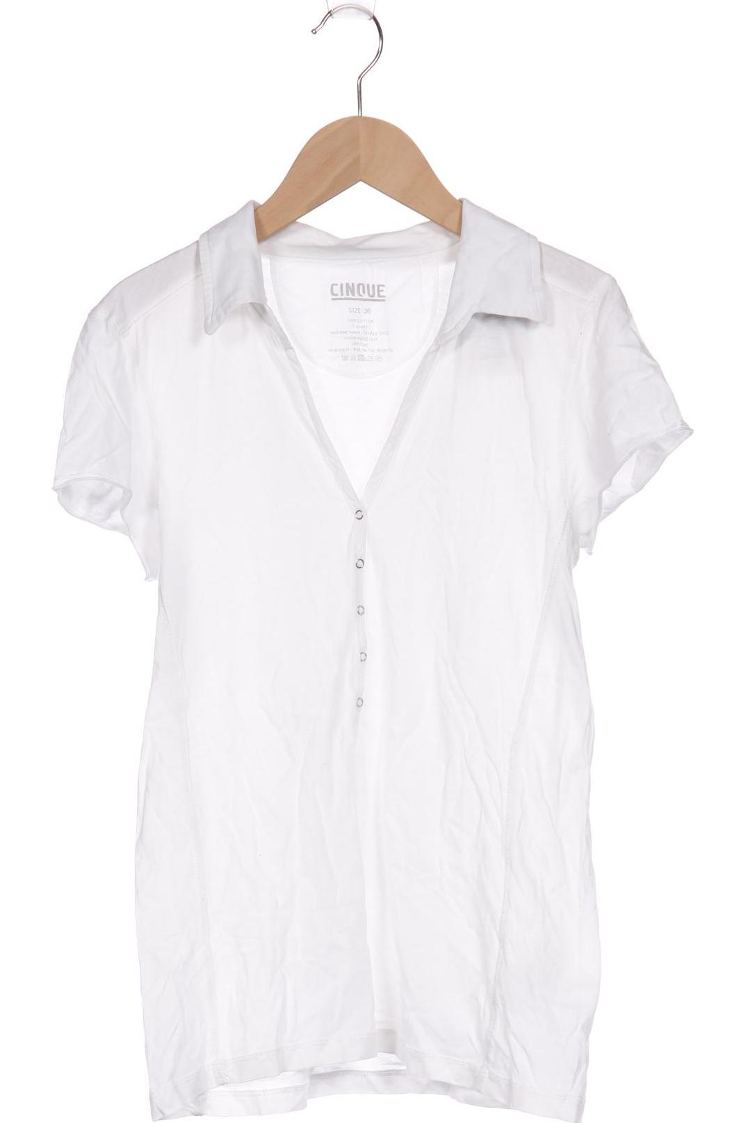 Cinque Damen Poloshirt, weiß, Gr. 36 von CINQUE