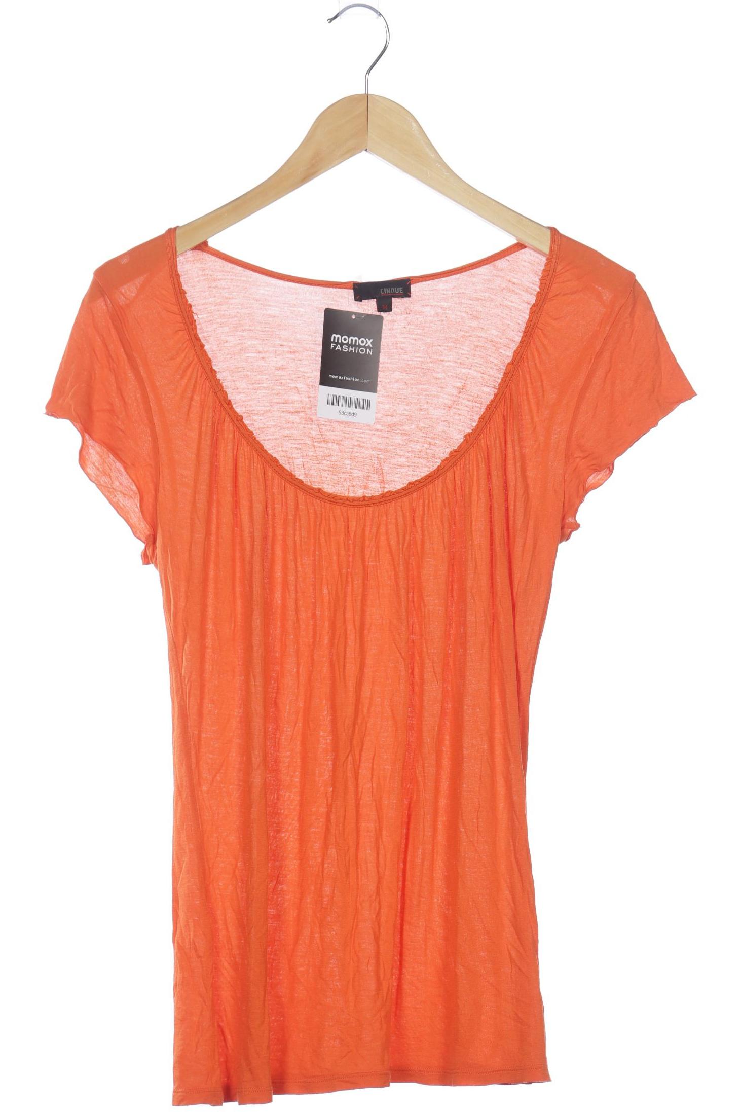 Cinque Damen T-Shirt, orange, Gr. 34 von CINQUE