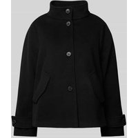 Cinque Jacke mit Stehkragen und Ärmelriegeln Modell 'JOLINO' in Black, Größe 44 von CINQUE