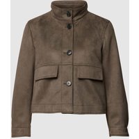 Cinque Jacke mit Umlegekragen Modell 'BALEDUN' in Mittelbraun, Größe 36 von CINQUE