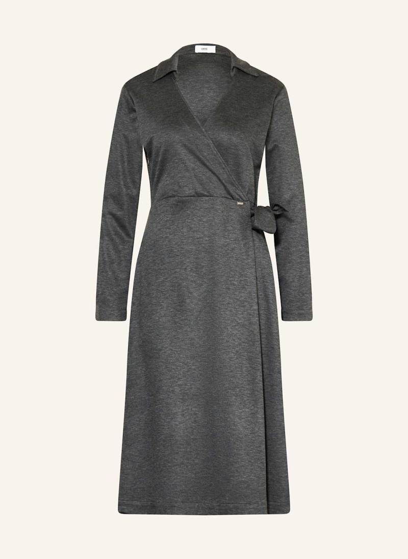 Cinque Jerseykleid Cievion In Wickeloptik grau von CINQUE