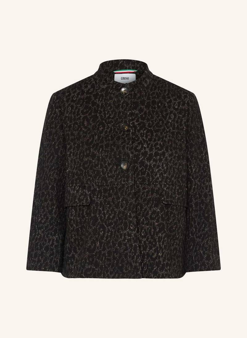 Cinque Kastenjacke Cilottine Mit 3/4-Arm schwarz von CINQUE