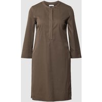 Cinque Knielanges Kleid mit verdeckter Knopfleiste Modell 'CIDANI' in Mittelbraun, Größe 34 Cinque Knielanges Kleid mit verdeckter Knopfleiste Modell 'CIDANI' in Mittelbraun, Größe 34 von CINQUE
