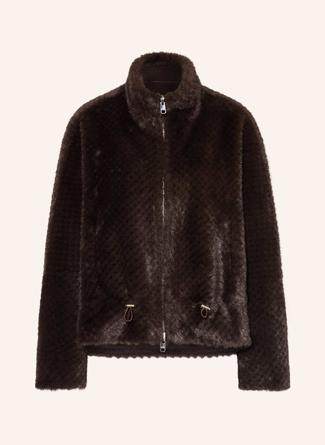 Cinque Kunstfell-Jacke Cisaffi Zum Wenden braun von CINQUE