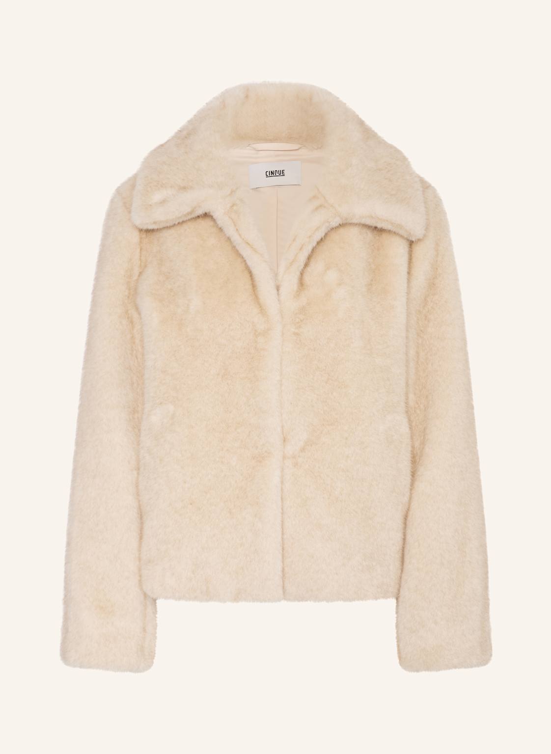 Cinque Kunstpelz-Jacke Cifelice weiss von CINQUE