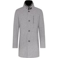 Cinque Kurzmantel aus einem Wollgemisch mit Stehkragen und Kunstfellblende in 54 von CINQUE