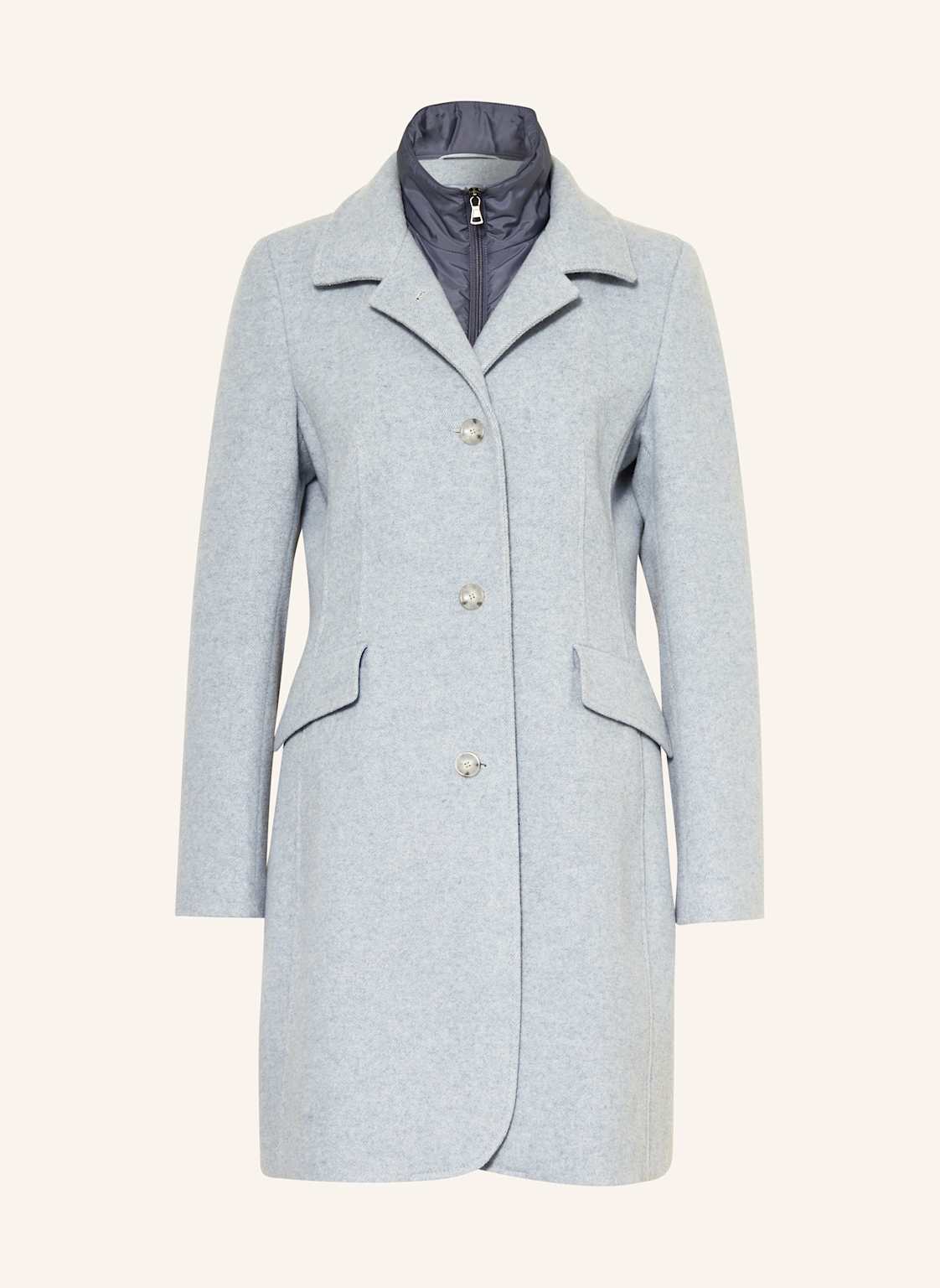 Cinque Mantel Ciastrella Im Materialmix blau von CINQUE
