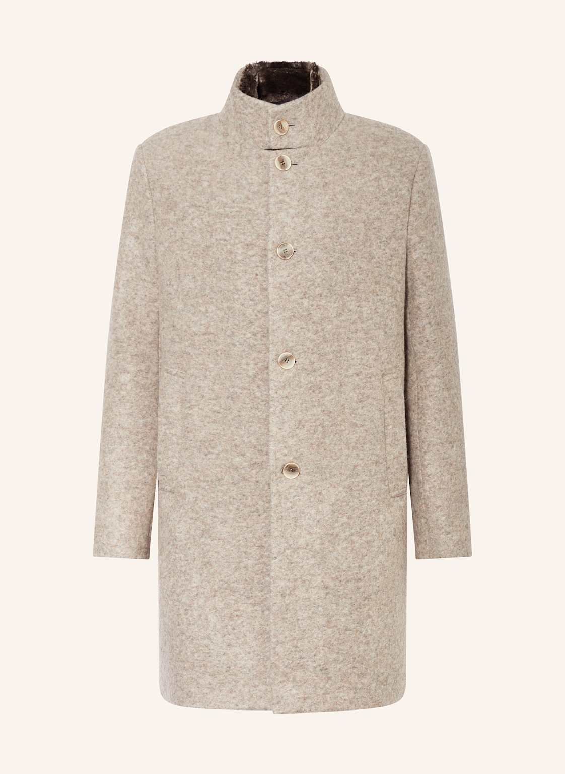 Cinque Mantel Ciburton Mit Herausnehmbarer Blende braun von CINQUE