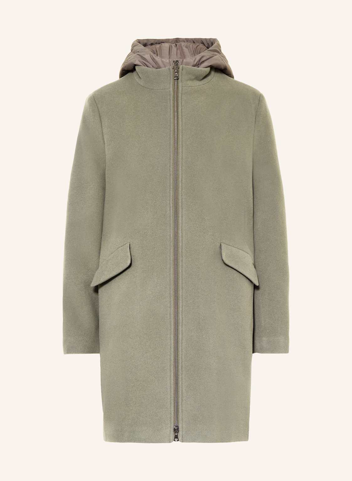 Cinque Mantel Cimirala Im Materialmix gruen von CINQUE