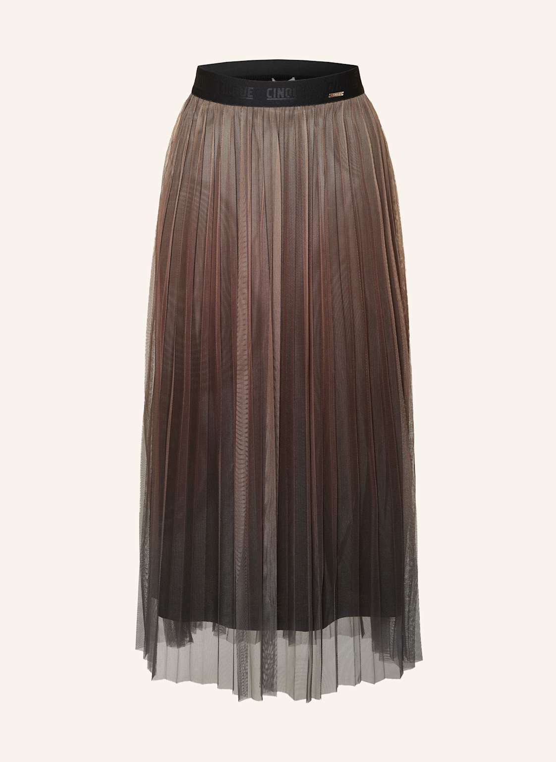 Cinque Plisseerock Cimaldo braun von CINQUE