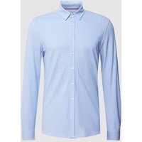 Cinque Regular Fit Freizeithemd mit Strukturmuster in Bleu, Größe S von CINQUE