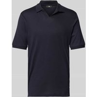 Cinque Regular Fit Poloshirt mit V-Ausschnitt Modell 'Bolo' in Dunkelblau, Größe XXL von CINQUE