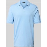 Cinque Regular Fit Poloshirt mit V-Ausschnitt Modell 'Bolo' in Hellblau, Größe XXL von CINQUE