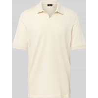 Cinque Regular Fit Poloshirt mit V-Ausschnitt Modell 'Bolo' in Offwhite, Größe M von CINQUE