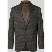 Cinque Regular Fit Sakko mit Innenjacke Modell 'DATI' in Dunkelbraun, Größe 46 von CINQUE
