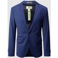 Cinque Slim Fit 2-Knopf-Sakko mit Stretch-Anteil Modell 'CiCastello' - 'CIPOWERSTRETCH' in Royal, Größe 54 von CINQUE