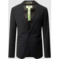 Cinque Slim Fit 2-Knopf-Sakko mit Stretch-Anteil Modell 'CiCastello' - 'CIPOWERSTRETCH' in Black, Größe 44 von CINQUE