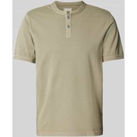 Cinque Slim Fit Poloshirt mit Rundhalsausschnitt Modell 'LANO' in Oliv, Größe XXL Cinque Slim Fit Poloshirt mit Rundhalsausschnitt Modell 'LANO' in Oliv, Größe XXL von CINQUE