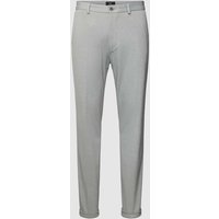Cinque Slim Fit Stoffhose in Melange-Optik Modell 'Bodo' in Silber, Größe 94 von CINQUE