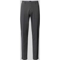 Cinque Slim Fit Chino mit Stretch-Anteil Modell 'CiBrody' in Dunkelgrau Melange, Größe 48 von CINQUE