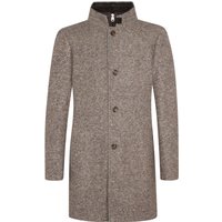 Cinque Stehkragenmantel aus einem Schurwoll-Mix mit heraustrennbarem Kragenbesatz in 48 von CINQUE