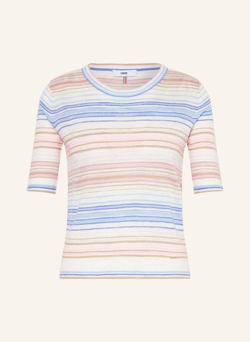 Cinque Strickshirt Cirosana Mit Leinen weiss von CINQUE