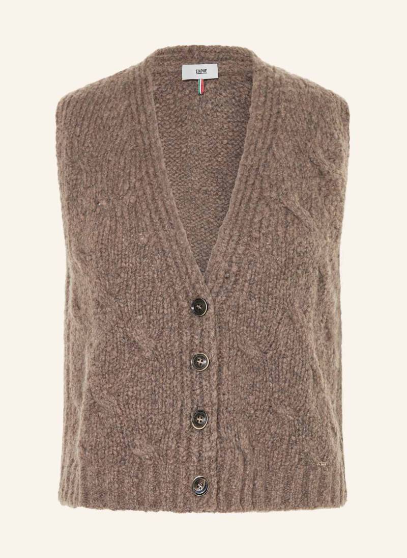 Cinque Strickweste Cisarana beige von CINQUE