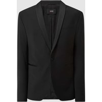 Cinque Super Slim Fit Smoking-Jacke mit Schurwoll-Anteil Modell 'Cifestivo' in Black, Größe 110 von CINQUE